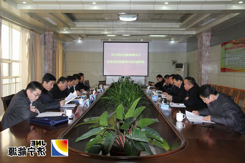 鲁泰煤业公司领导班子召开2013年度民主生活会