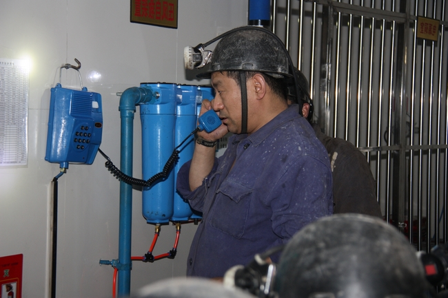 太平煤矿成功举行2013年紧急避险系统应急演练