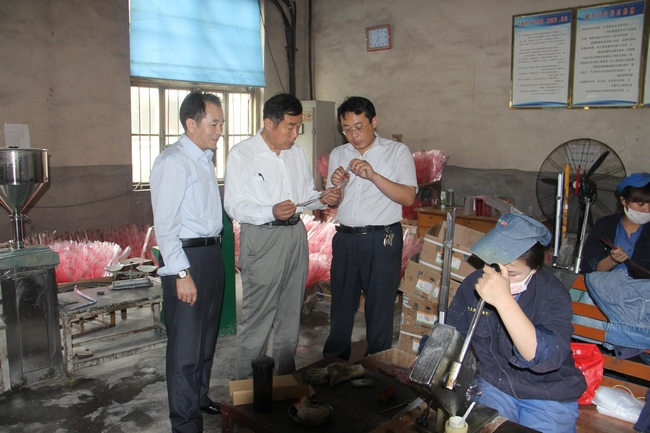 乔志猛同志到落陵调研时指出：落陵能够创出济能的昨天，也能够创出济能的明天