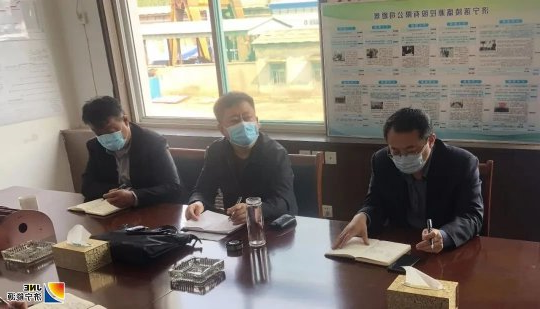 闵维到落陵盛源公司检查指导销售工作