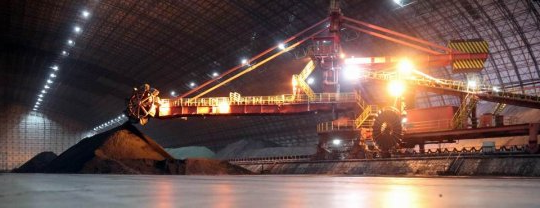 济矿物流堆取料机无人化控制系统成功完成整列来煤堆卸