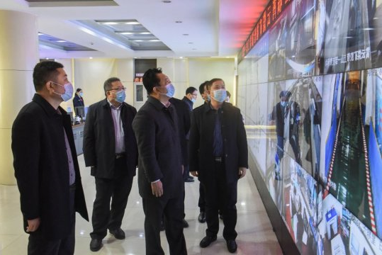 郑士民到霄云煤矿督导检查安全生产和疫情防控工作