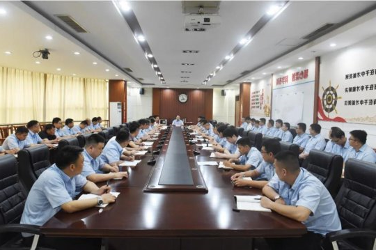 霄云煤矿召开防御台风“烟花”紧急布置会议