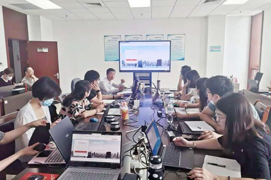 集团公司举办8月份财务共享上线企业数据初始化专项培训