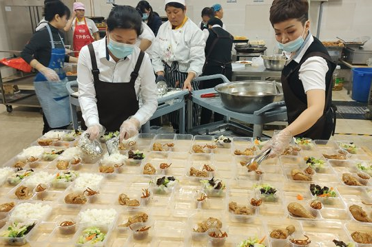运河煤矿：运兴分公司圆满完成集团公司2021年职工运动会餐饮服务工作