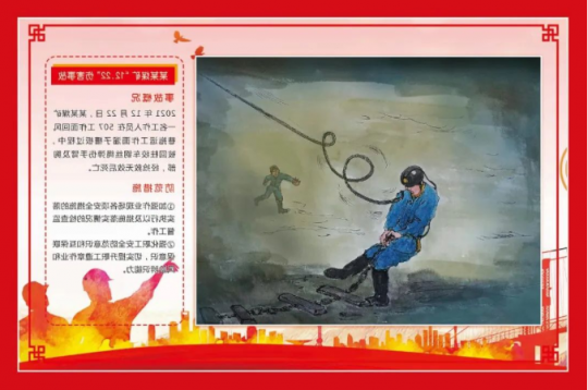 金桥煤矿顺利完成辖区煤矿“事故警示牌板”绘编设计工作