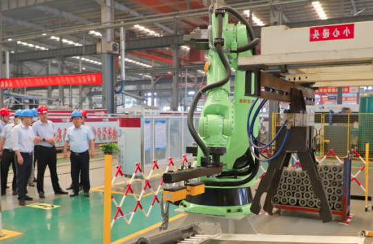 市国资委调研组到海纳科技开展市管制造业企业调研