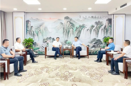 张广宇走访榆林市横山区委区政府